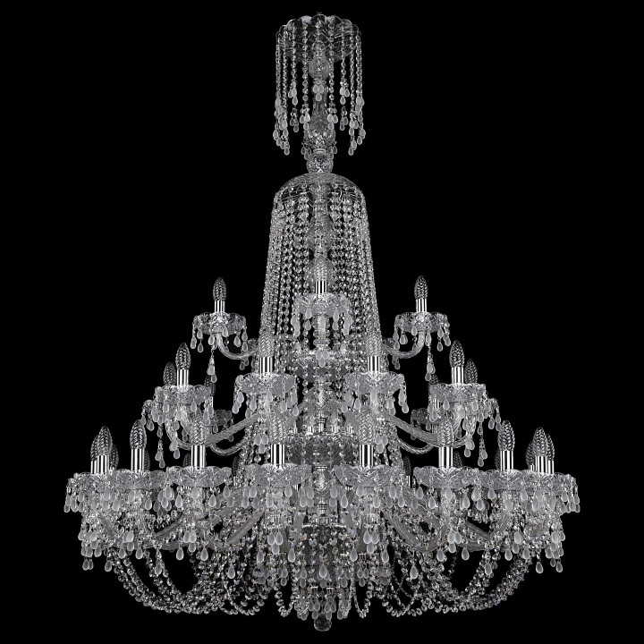 Подвесная люстра bohemia art classic 11.24 11.24.20+10+5.400.3d.xl-95.cr.v0300