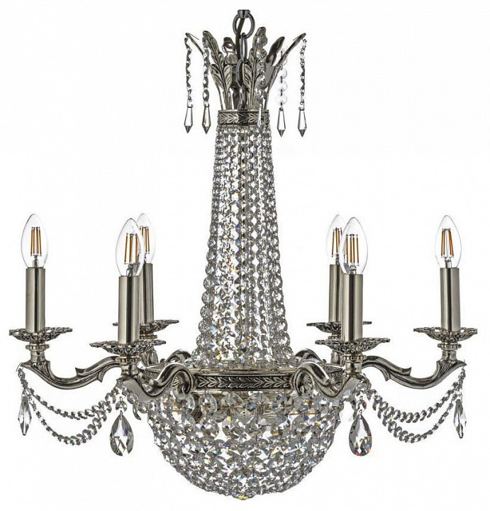 Подвесная люстра arti lampadari amelia amelia e 1.6.6.502 sb