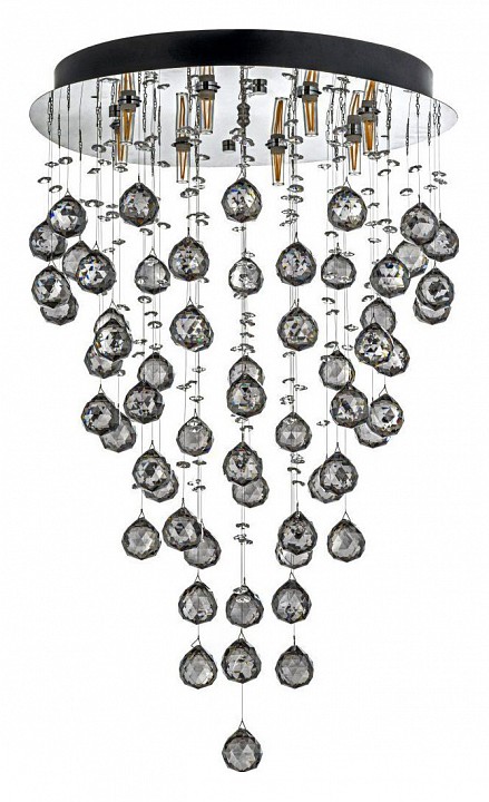 Люстра на штанге arti lampadari flusso nickel flusso h 1.4.45.617 n