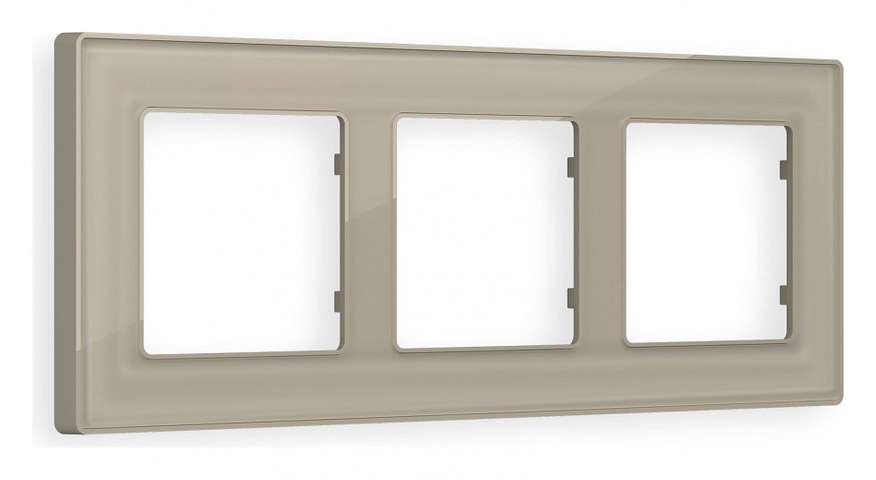 Рамка на 3 поста ambrella volt arctic af580363