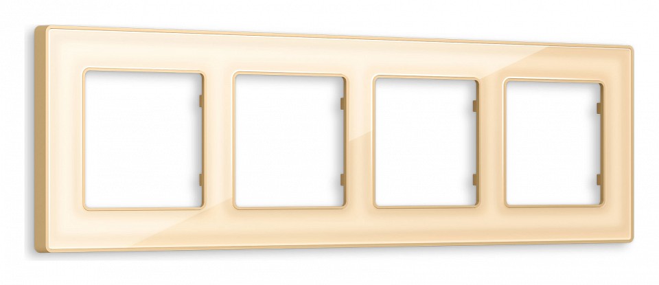 Рамка на 4 поста ambrella volt arctic af580604