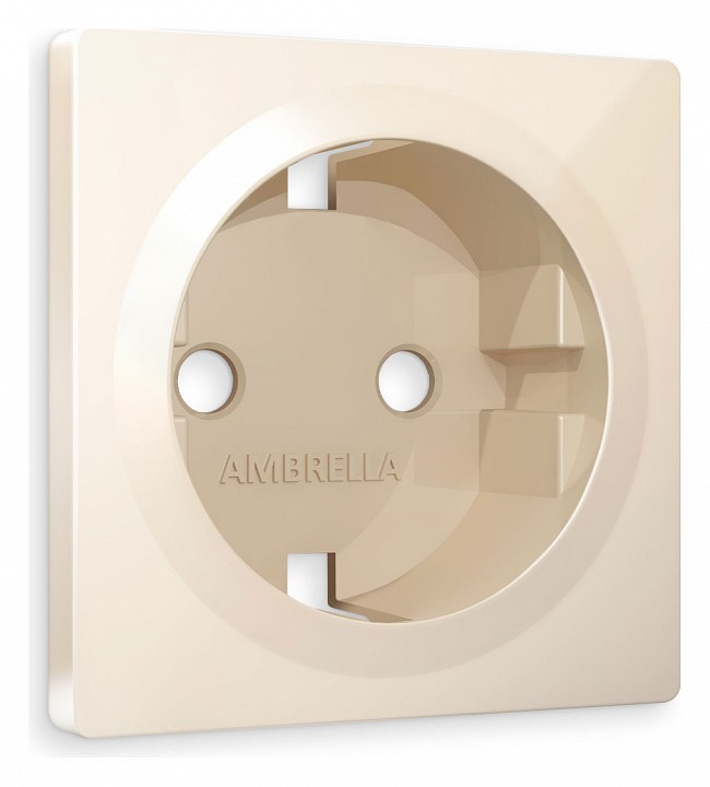 Накладка для розетки с заземлением ambrella volt quant ap3060