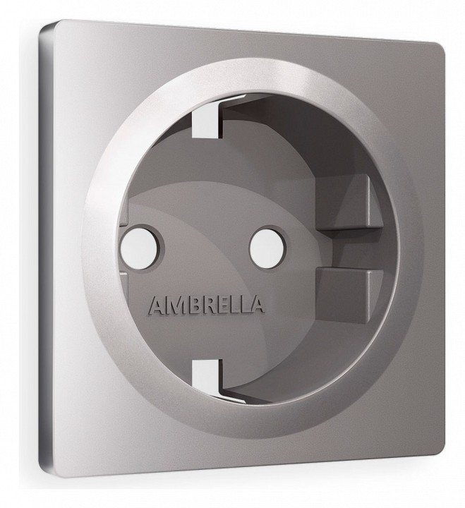 Накладка для розетки с заземлением ambrella volt quant ap5060