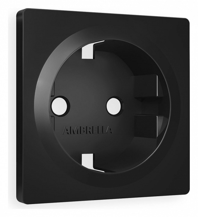 Накладка для розетки с заземлением ambrella volt quant ap8060