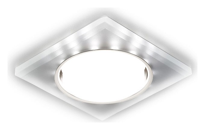Встраиваемый светильник ambrella light gx53 g215 g215 ch/wh