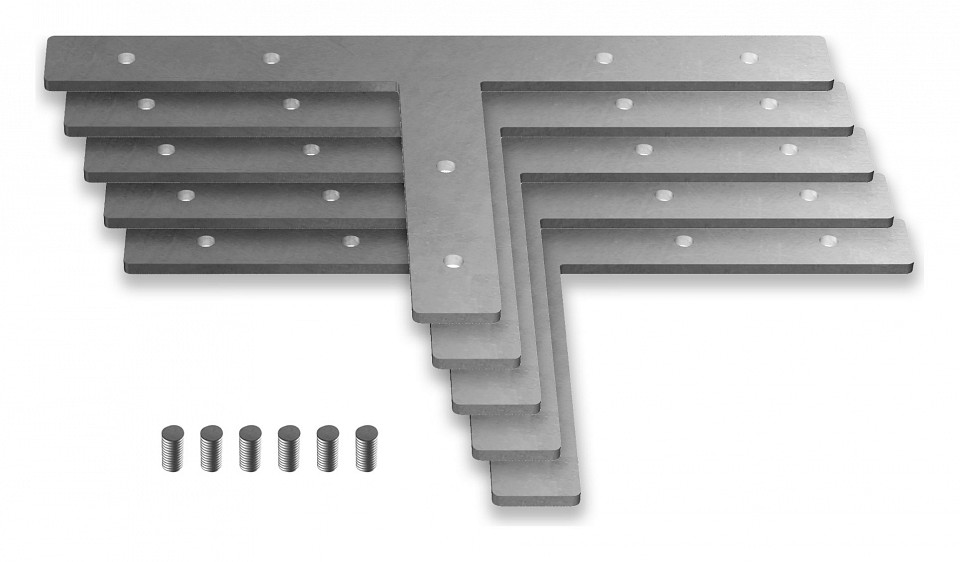 Соединитель угловой t-образный накладной ambrella light profile system gp gp8055