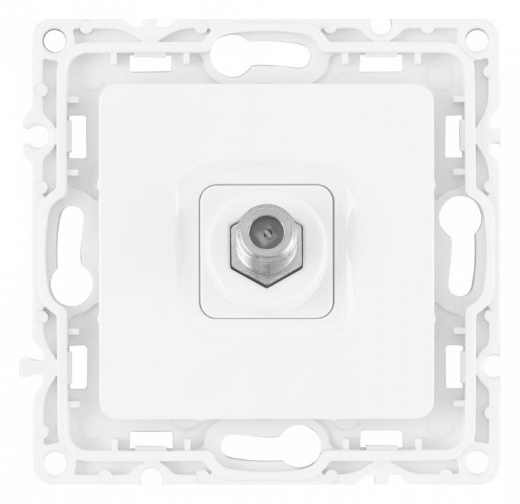 Тв-розетка без рамки arte milano am-217 217.42-1.white