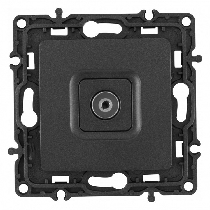 Тв-розетка без рамки arte milano am-217 217.43-1.black
