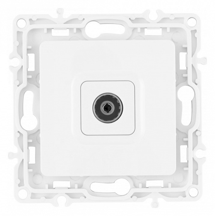 Тв-розетка без рамки arte milano am-217 217.43-1.white