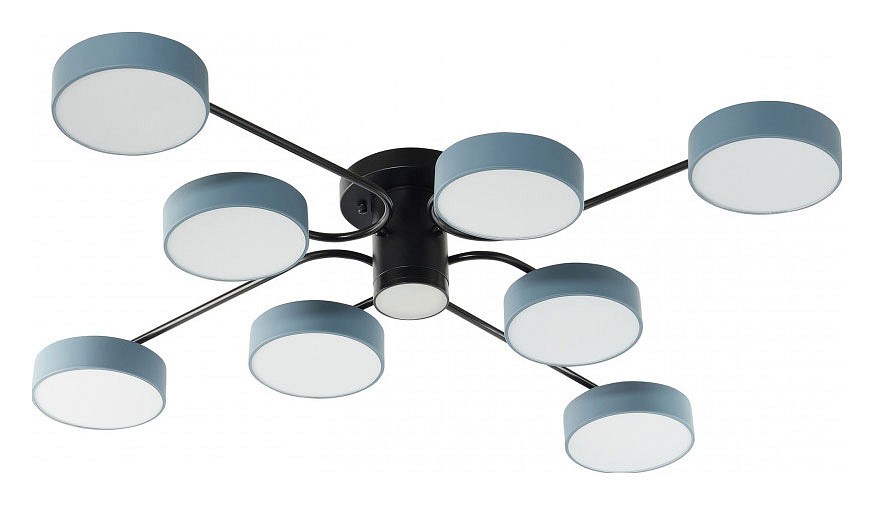Потолочная люстра arte milano ferrara 253039/8+1 bk/gr