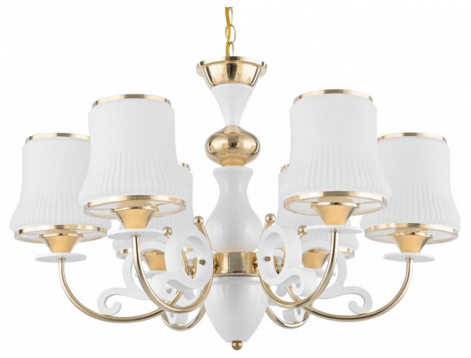 Подвесная люстра arte milano florentia-1097 301097/6 wh/gd