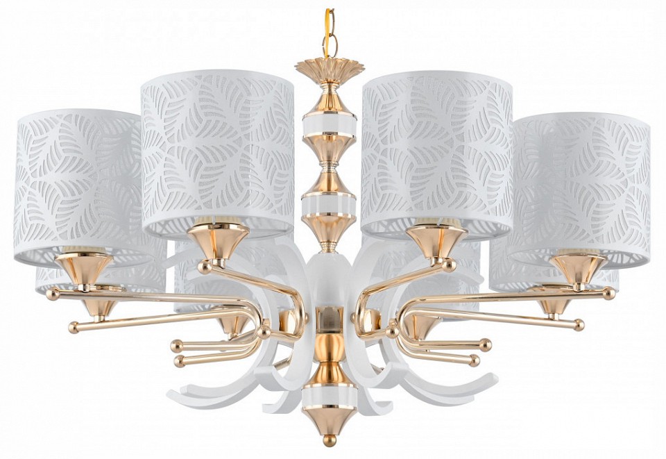 Подвесная люстра arte milano florentia-2097 302097/8 wh/gd