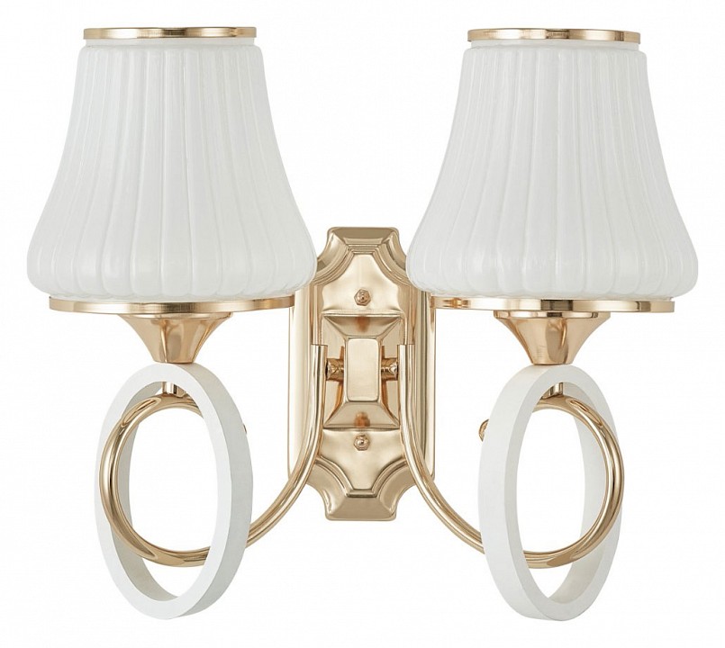 Бра arte milano florentia-2387 302387/2w wh/gd