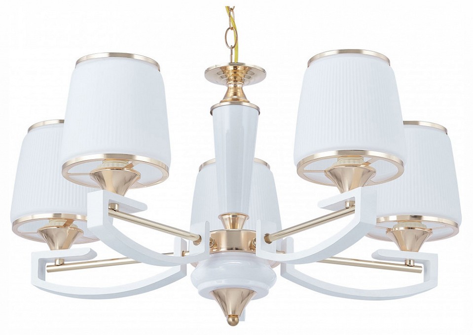 Подвесная люстра arte milano florentia-2457 302457/5 wh/gd