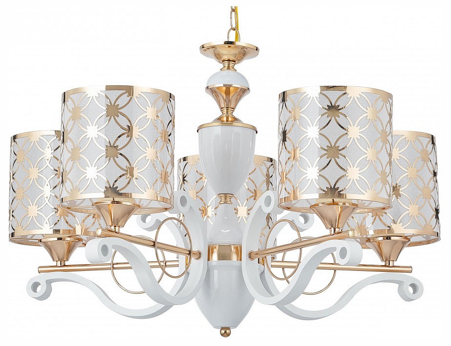 Подвесная люстра arte milano florentia-3097 303097/5 wh/gd