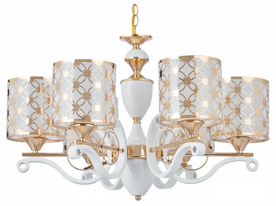 Подвесная люстра arte milano florentia-3097 303097/6 wh/gd