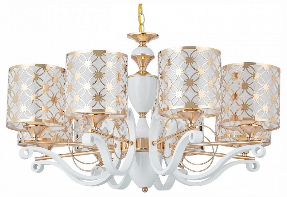 Подвесная люстра arte milano florentia-3097 303097/8 wh/gd