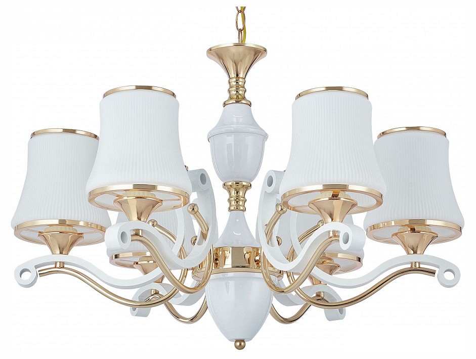 Подвесная люстра arte milano florentia-3987 303987/6 wh/gd