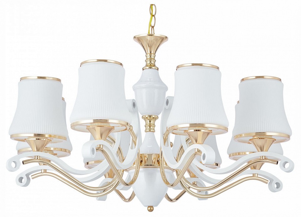 Подвесная люстра arte milano florentia-3987 303987/8 wh/gd