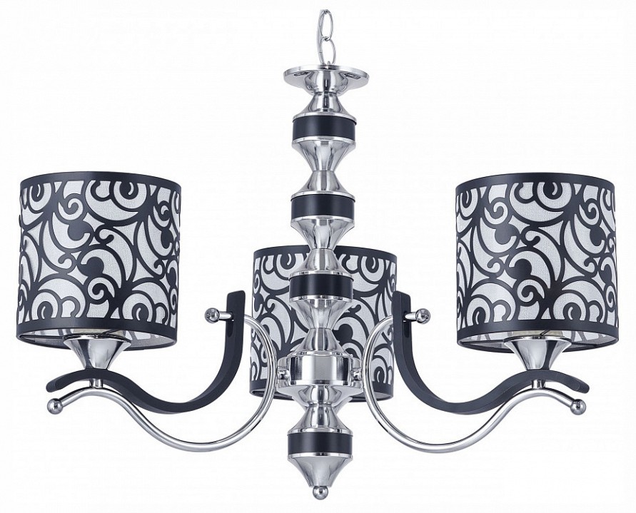 Подвесная люстра arte milano florentia-4957 304957/3 bk/ni