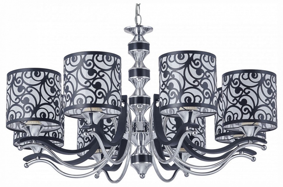 Подвесная люстра arte milano florentia-4957 304957/8 bk/ni