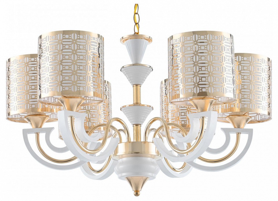 Подвесная люстра arte milano florentia-8857 308857/6 wh/gd
