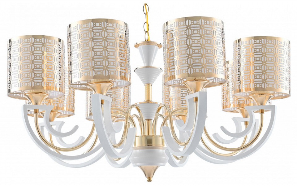 Подвесная люстра arte milano florentia-8857 308857/8 wh/gd