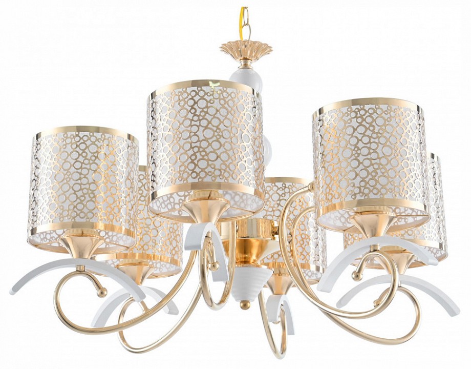 Подвесная люстра arte milano florentia-9787 309787/6 wh/gd