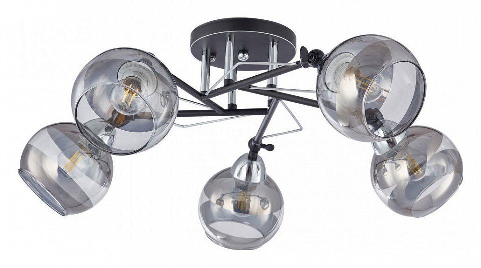 Потолочная люстра arte milano amalfi-323685 323685/5b bk+cr