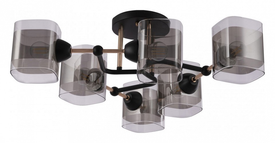 Потолочная люстра arte milano amalfi-324308 324308/6 bk+fg