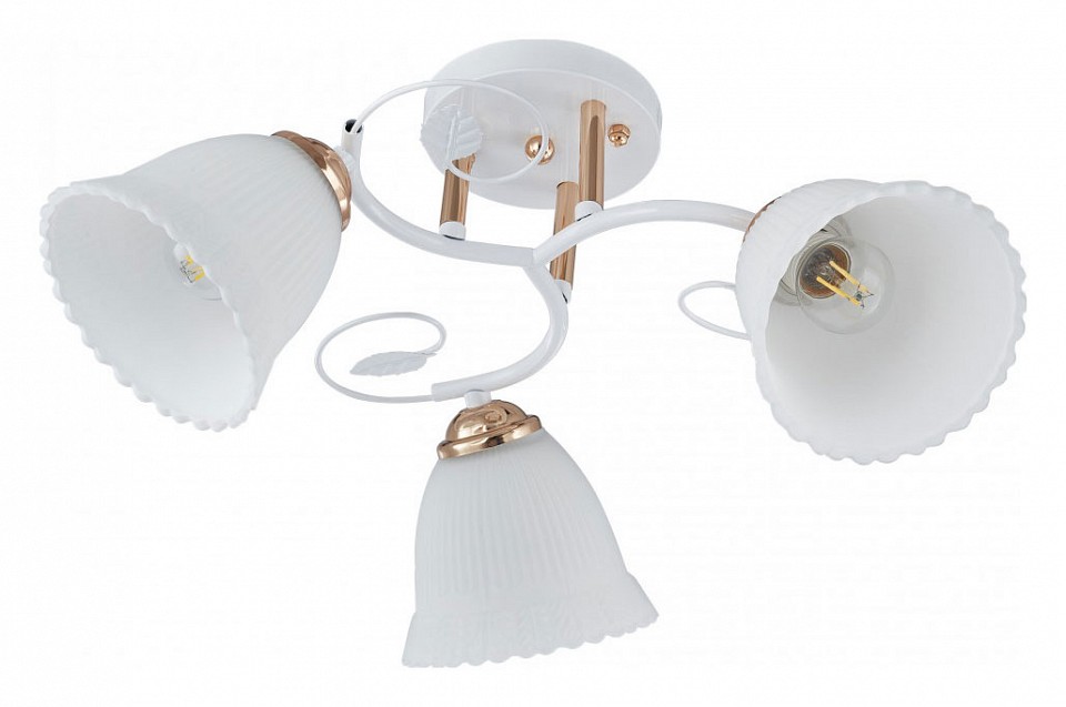 Потолочная люстра arte milano amalfi-325395 325395/3a wh+fg