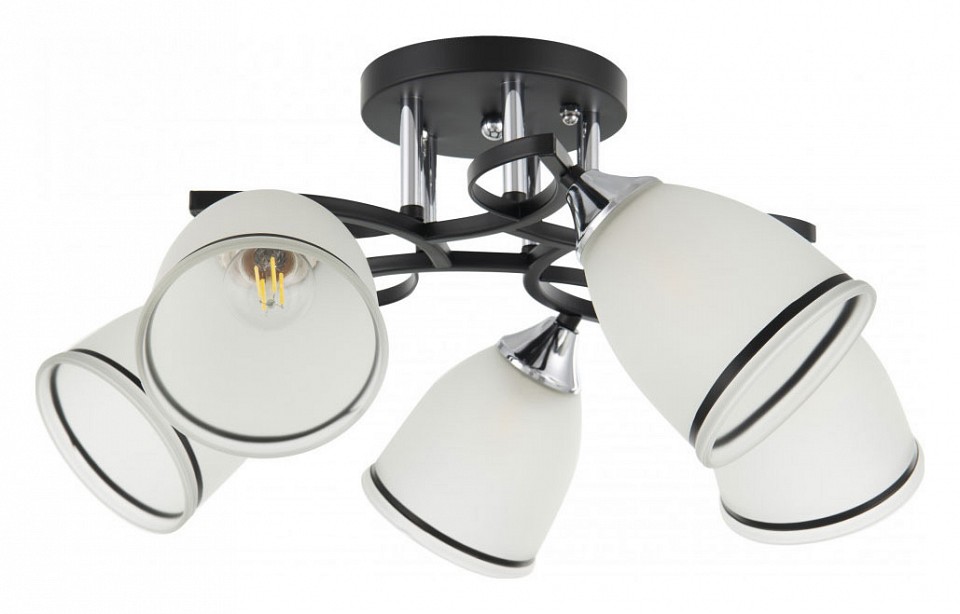 Потолочная люстра arte milano amalfi-325885 325885/5a bk+cr