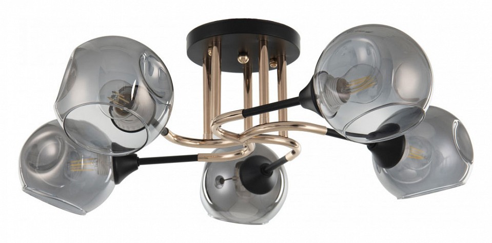 Потолочная люстра arte milano amalfi-328419 328419/5 fg+bk
