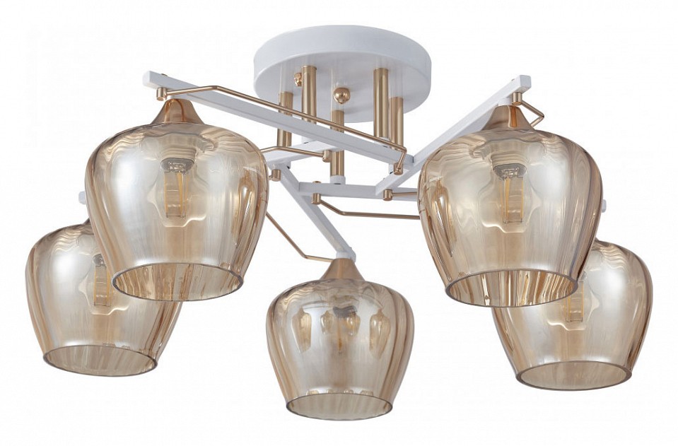 Потолочная люстра arte milano amalfi-329508 329508/5 wh+fg