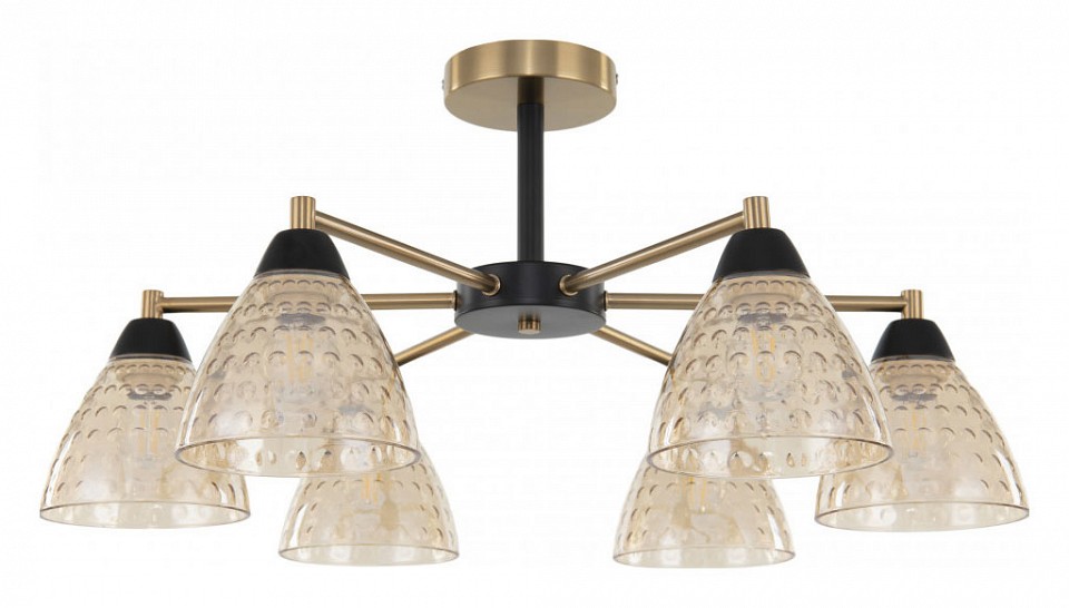 Люстра на штанге arte milano napoli-0754 330754/6 bk+ab