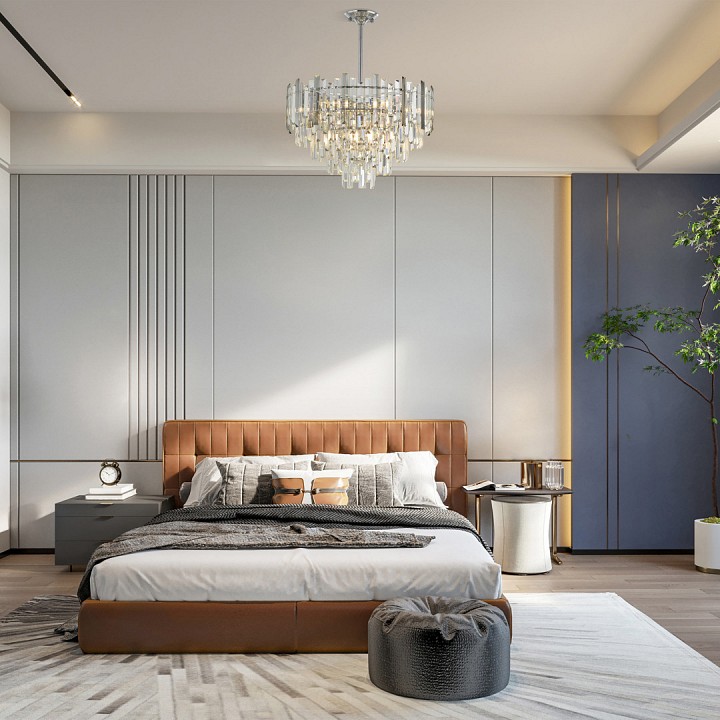 Люстра на штанге arte milano sorrento-4409 374409/9/300/570 cr
