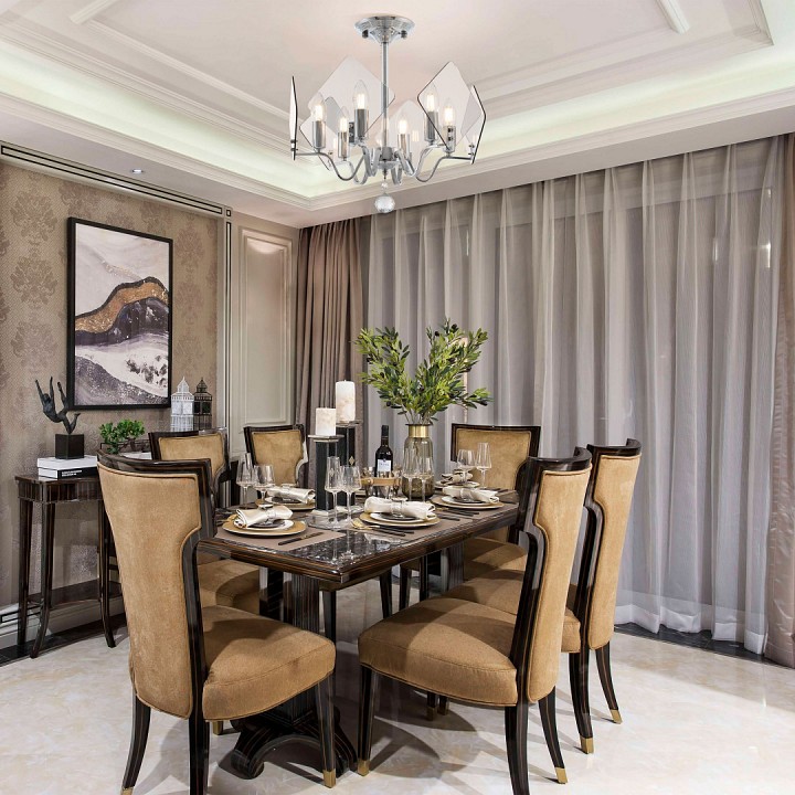 Люстра на штанге arte milano sorrento-5309 375309/6/400 cr