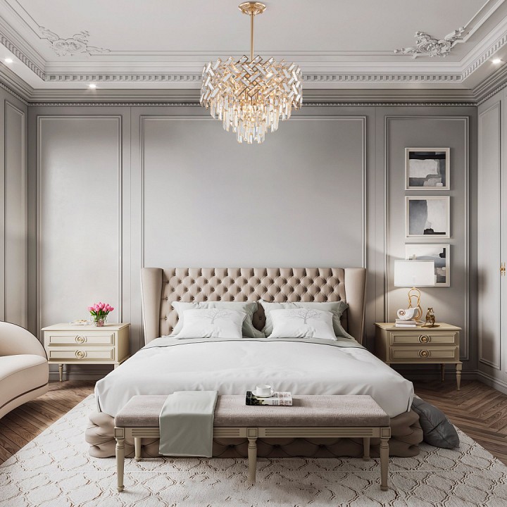Люстра на штанге arte milano sorrento-8019 378019/7/300/470 gd