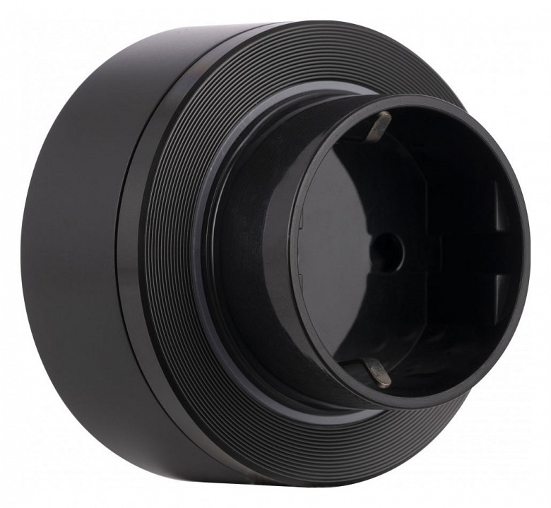 Розетка с заземлением на треке arte milano am-track-sockets-39 397952ts/es black
