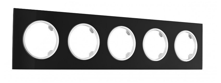 Рамка на 5 постов arte milano am-502.01 502.01-5.black