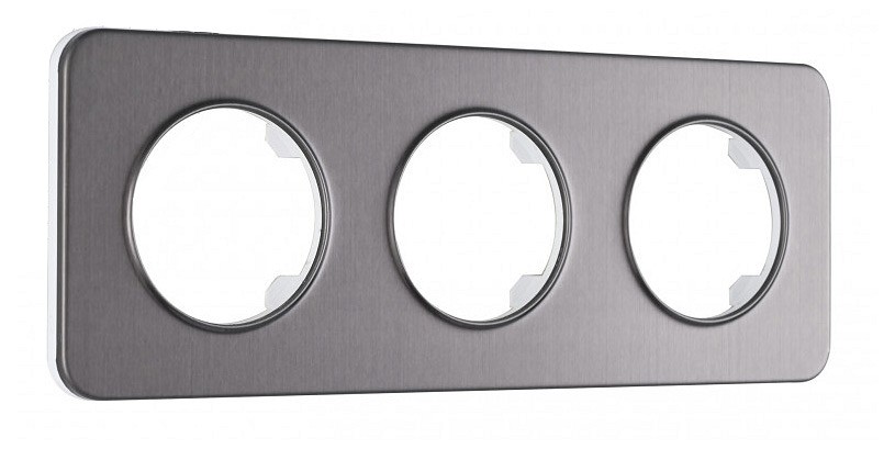 Рамка на 3 поста arte milano am-502.07 502.07-3.grey