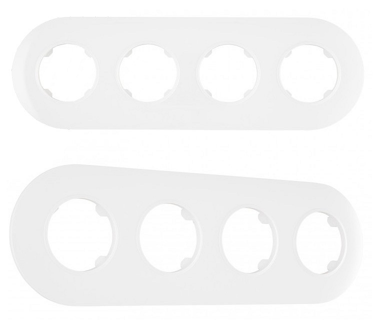Рамка на 4 поста arte milano am-502.08 502.08-4.white