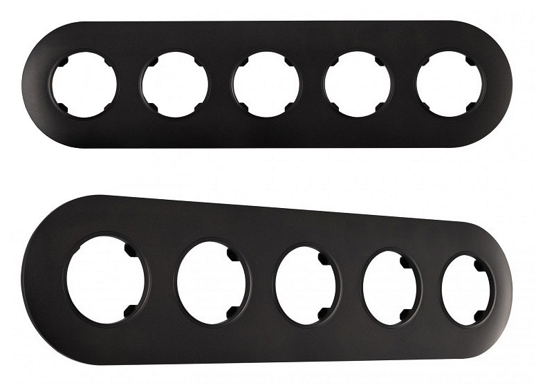 Рамка на 5 постов arte milano am-502.08 502.08-5.black