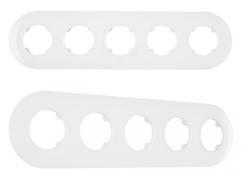 Рамка на 5 постов arte milano am-502.08 502.08-5.white