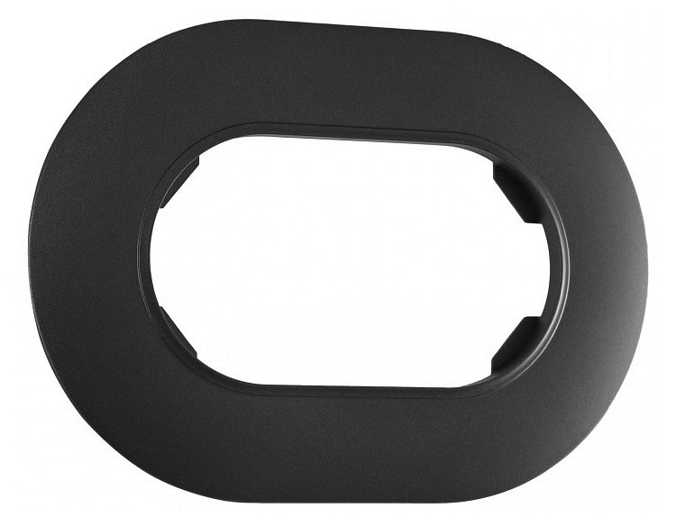 Рамка для двойной розетки arte milano am-502.08 502.08-double.black