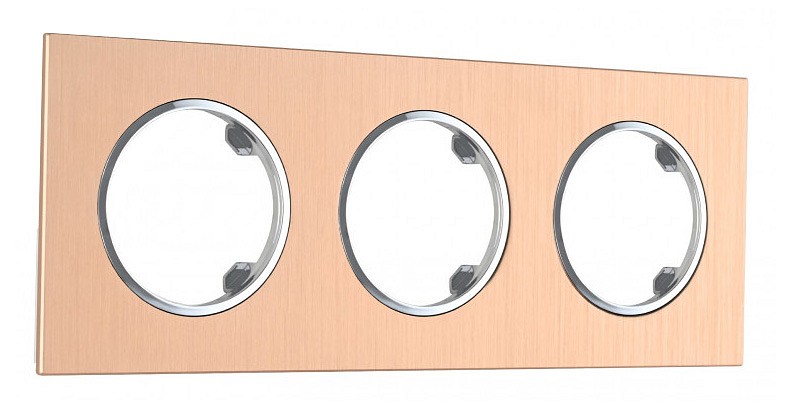 Рамка на 3 поста arte milano am-502.11 502.11-3.pink