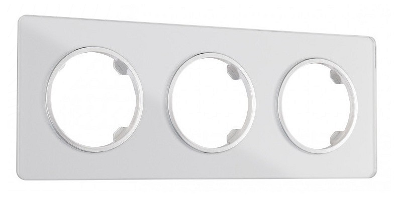 Рамка на 3 поста arte milano am-502.13 502.13-3.silver
