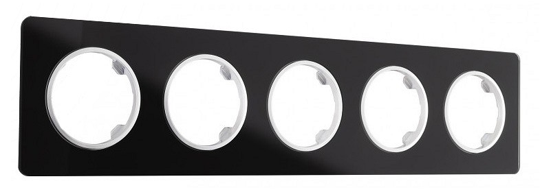 Рамка на 5 постов arte milano am-502.13 502.13-5.black