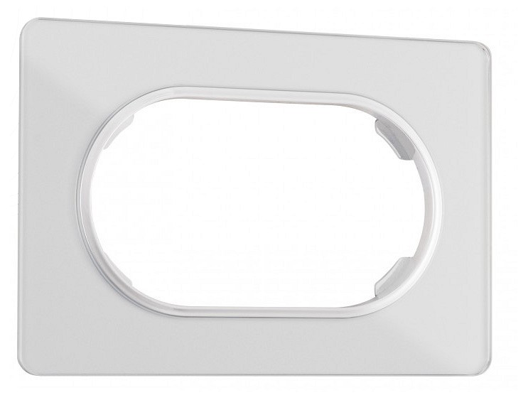 Рамка для двойной розетки arte milano am-502.13 502.13-double.silver