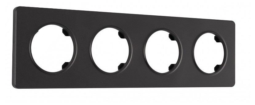 Рамка на 4 поста arte milano am-502.15 502.15-4.black